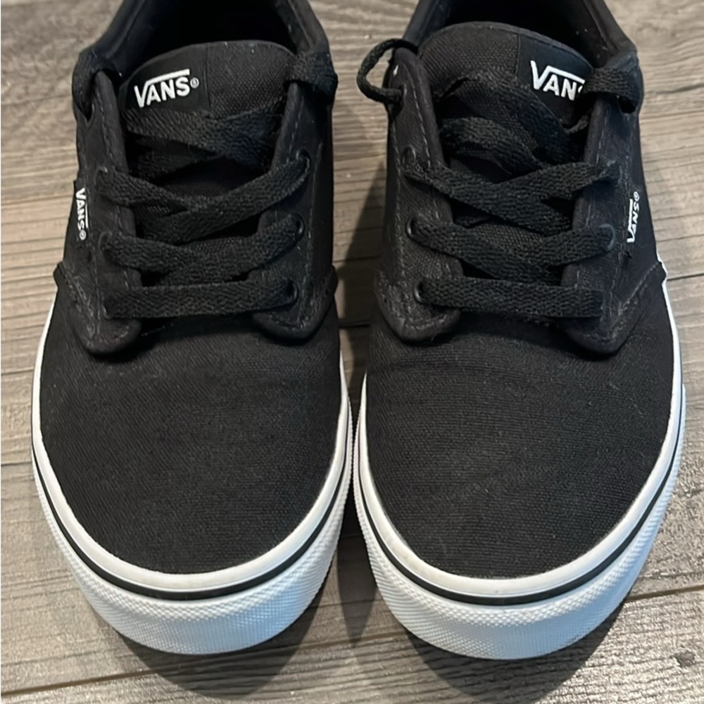 Vans Kids Black and White Sneakers
